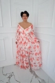 sukienka w kwiaty plus size